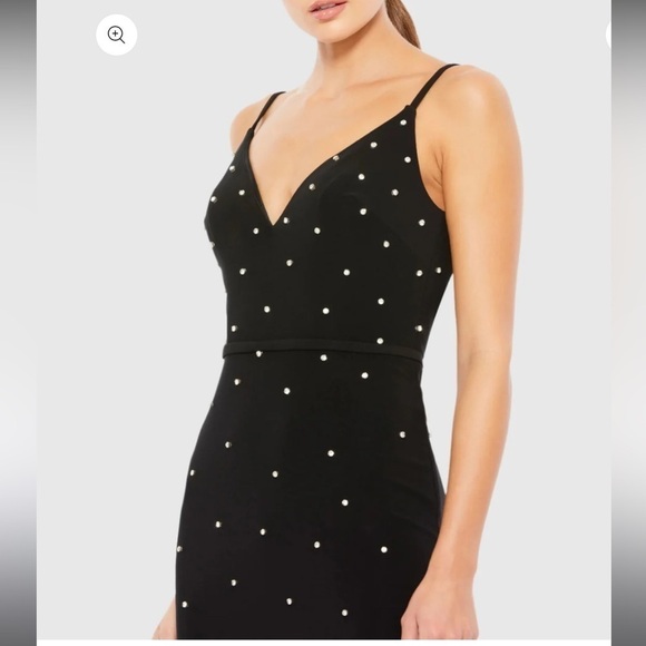 Mac Duggal 70232 Rhinestone Embellished V-Neck Gown - Picture 5 of 11